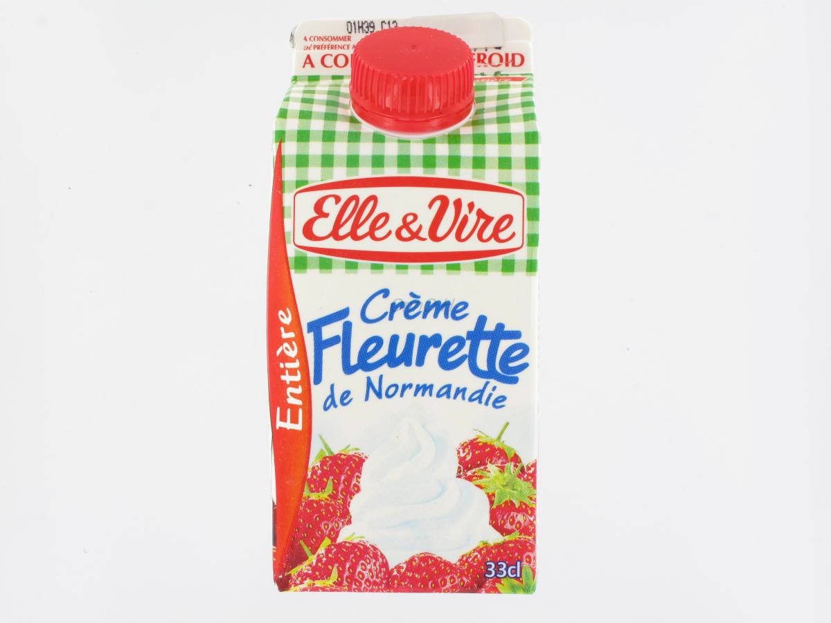 La Crème Fleurette entière de Normandie - La crème - Elle & Vire